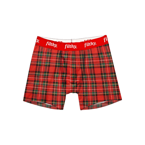 filthy® plaid boxer briefs (*limited edition)