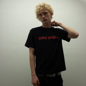 filthy® expert level graphic design tee black