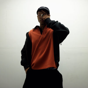 filthy® contrasted polo (orange)