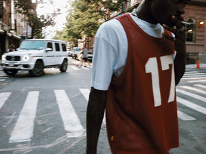 filthy® fishnet swingman jersey (red)