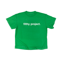 filthy® expert level graphic design tee green (boxy)