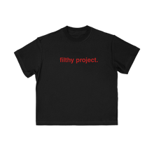 filthy® expert level graphic design tee black