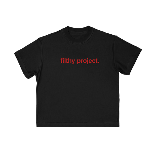 filthy® expert level graphic design tee black