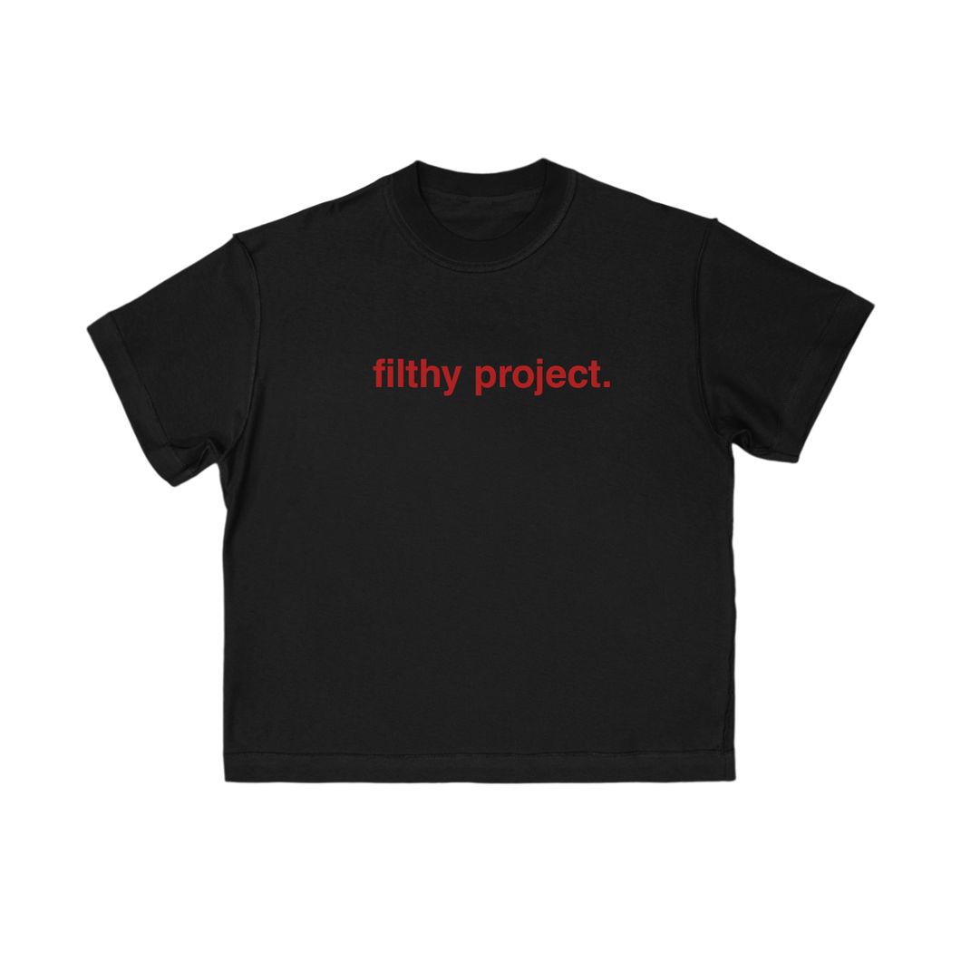 filthy® expert level graphic design tee black