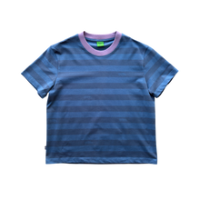 filthy® faded stripe tee (indigo)