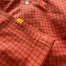 filthy® graph button up shirt (orange)