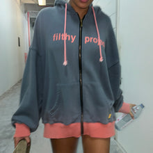 filthy® tumblr 20XX hoodie (salmon ash)