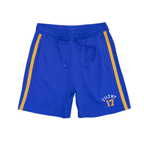 filthy® varsity PE short (blue)
