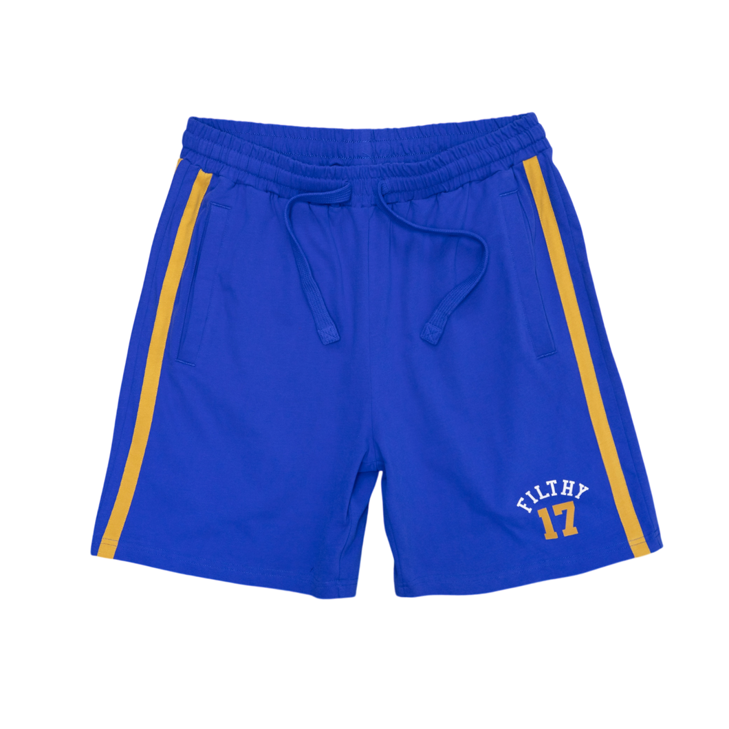 filthy® varsity PE short (blue)