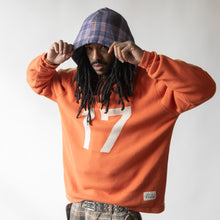 filthy® stripe knit sweater (orange)
