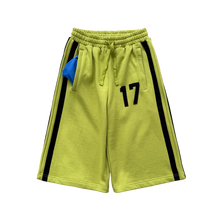 filthy® 17 varsity sweatshorts (lime)