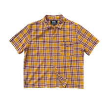 filthy® plaid button up (mustard)