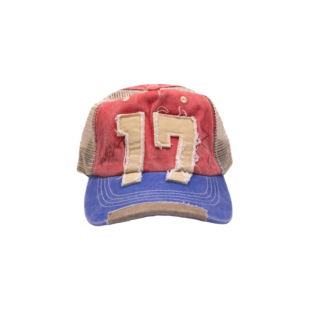 filthy® semteen hat (Red/Beige)