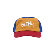 filthy® tribe hat (mustard/red/blue)