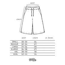 filthy® 17 varsity sweatshorts (faded black)