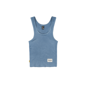 filthy® waffle tank (Slate Blue)