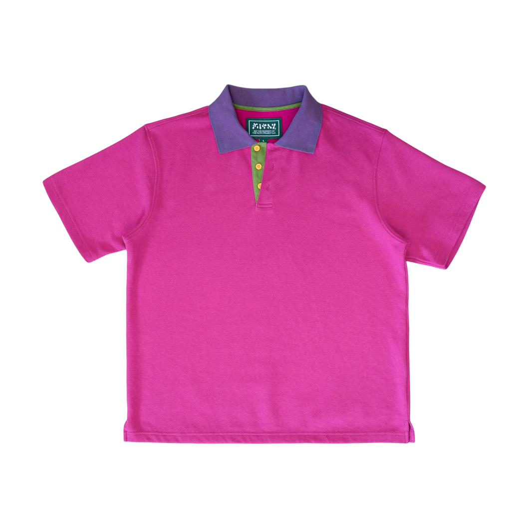 filthy® blockstar polo (pink)