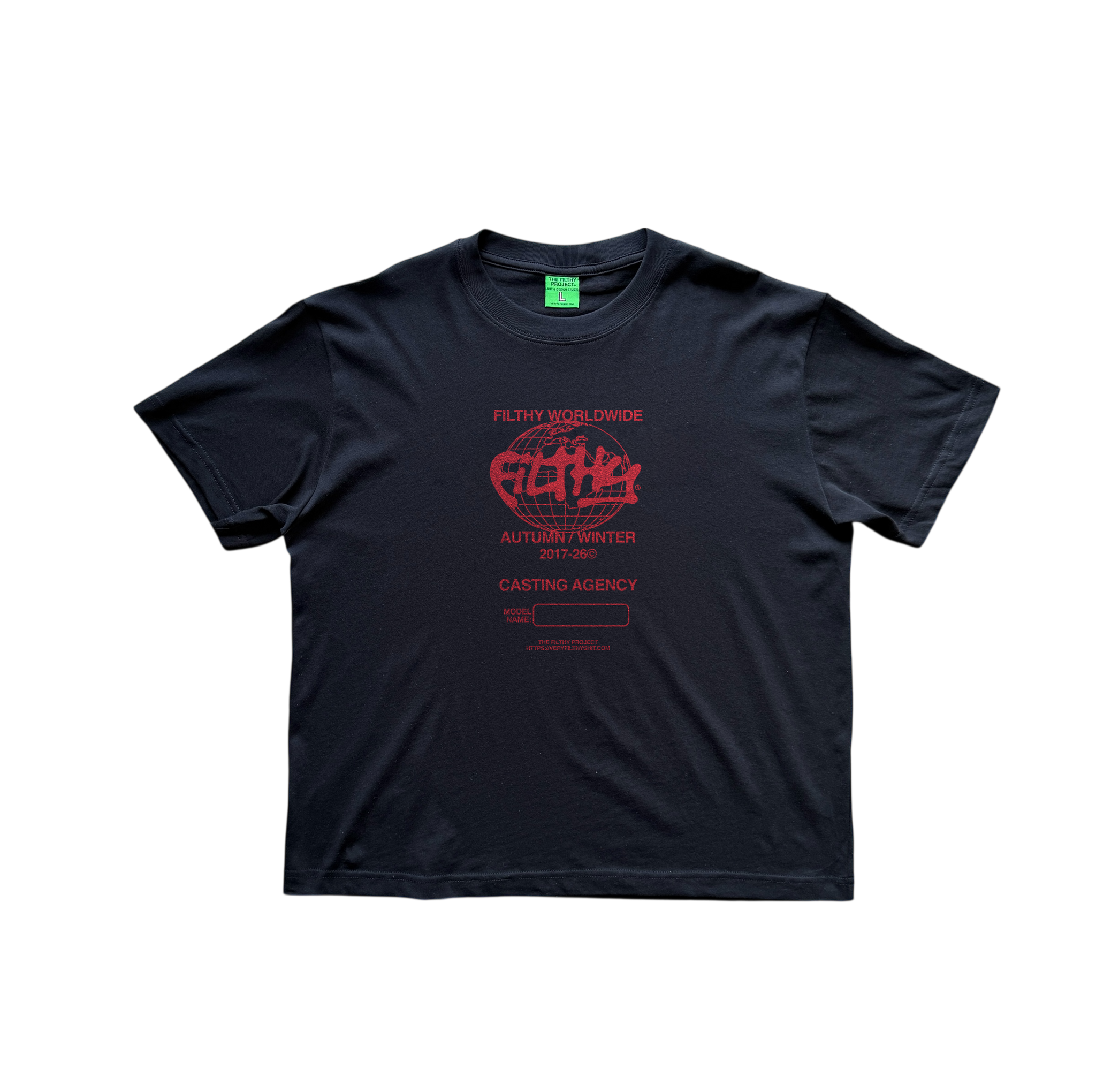 filthy® casting tee (black) – the filthy project®
