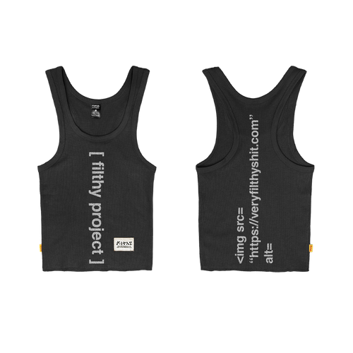 filthy® coding tank (black)