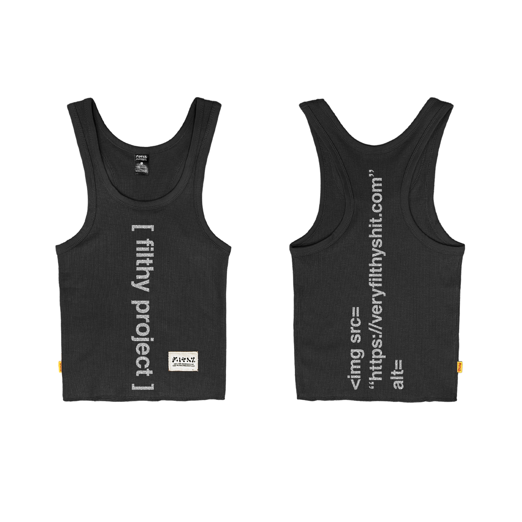 filthy® coding tank (black)