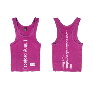 filthy® coding tank (pink)