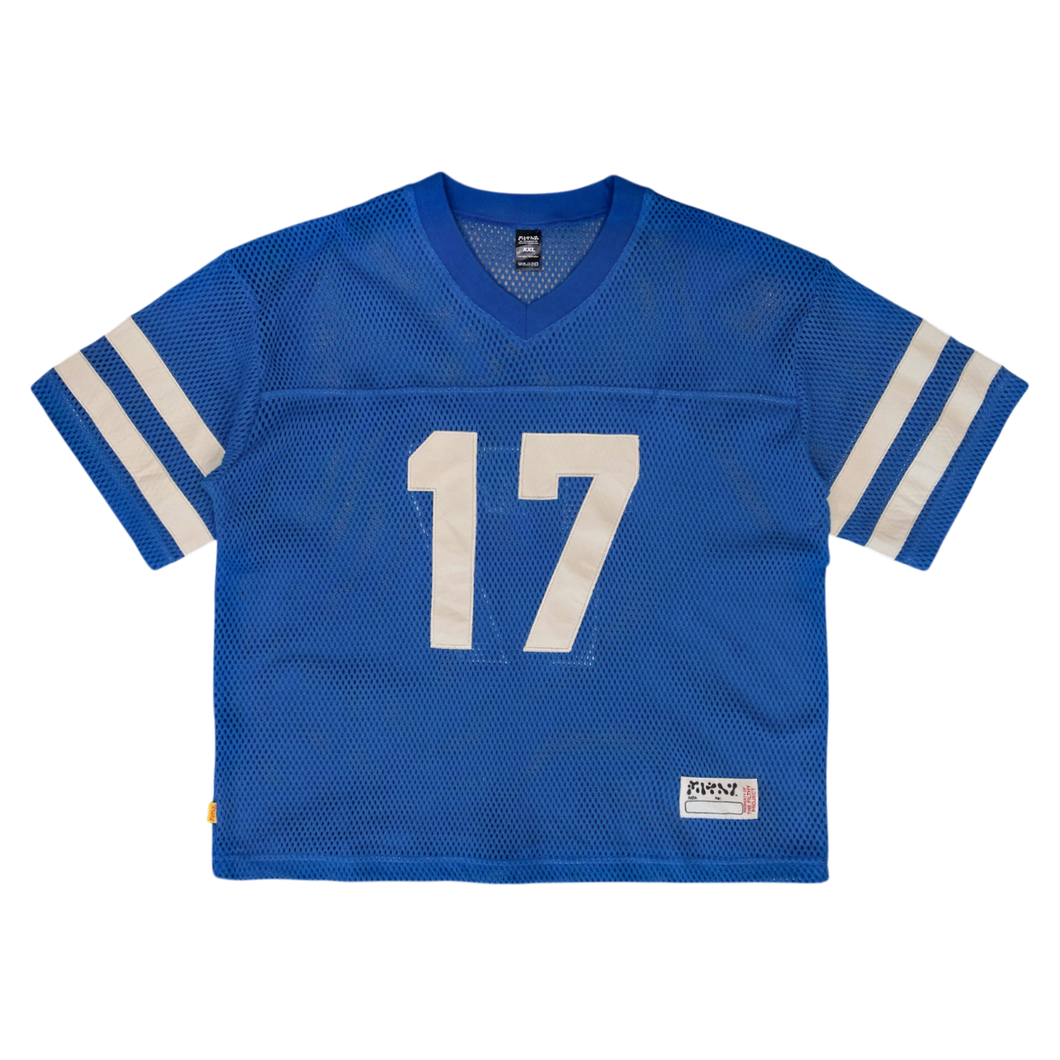 filthy® fishnet football jersey (blue)