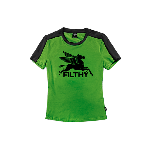 filthy® pegasus baby tee (green dyed)