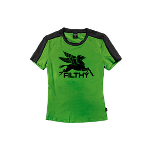 filthy® pegasus baby tee (green dyed)