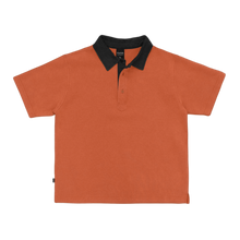 filthy® contrasted polo (orange)