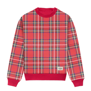 filthy® reversible sweatshirt red tartan