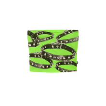 filthy® womens spike collar tube top (green)