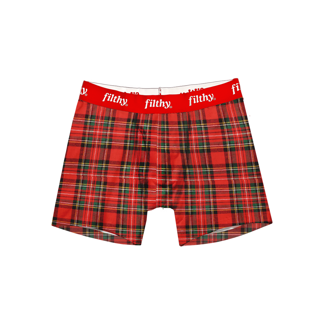 filthy® plaid boxer briefs (*limited edition)