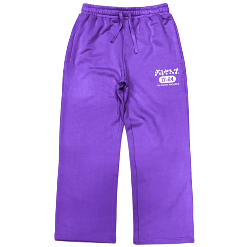 filthy® varsity sweatpants purple