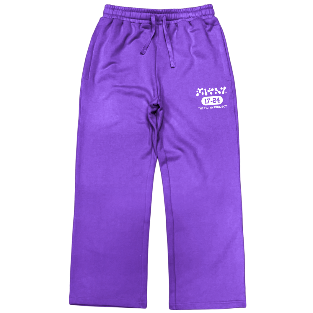 filthy® varsity sweatpants purple