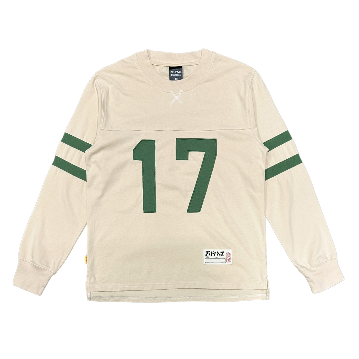 【#FR2】Football Long Sleeve T-shirt filthy® vintage football ls tee off-white – the filthy project®