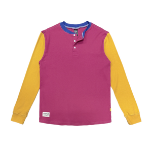 filthy® waffle henley pink