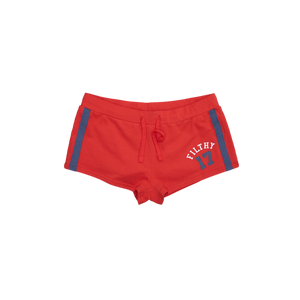 filthy® womens PE short (red)