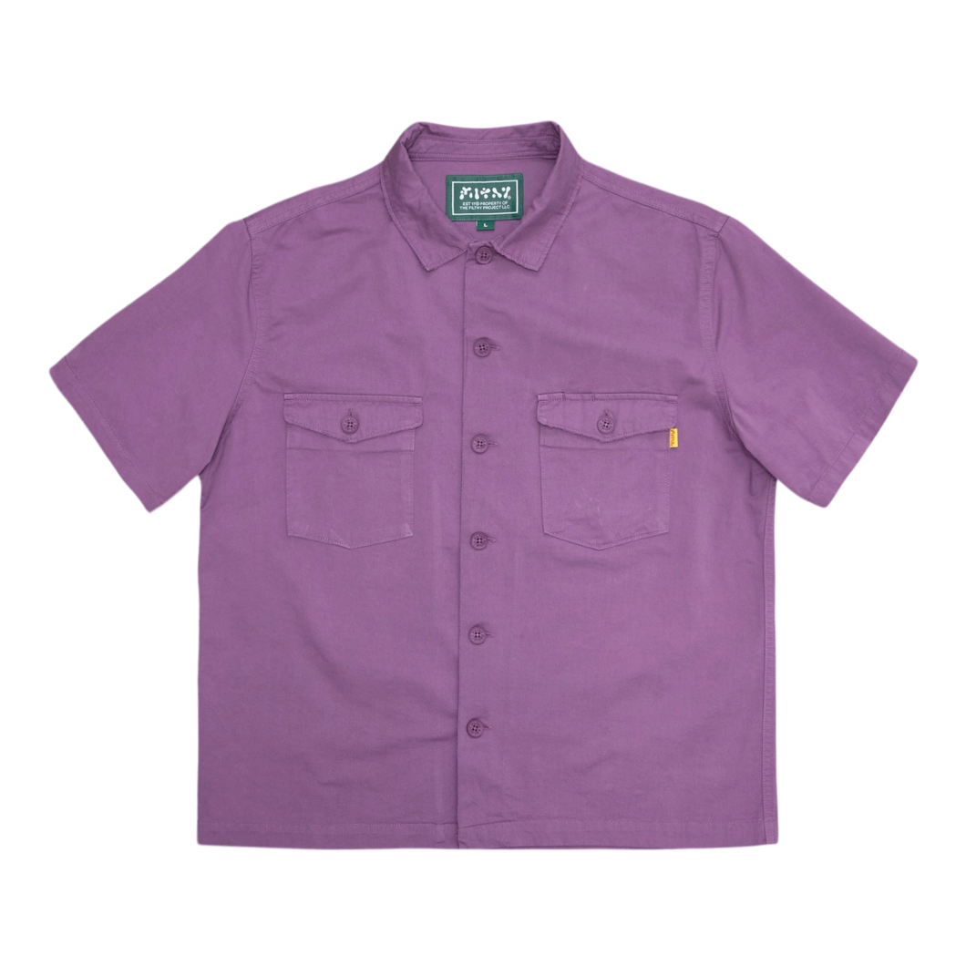 filthy® lightweight work-shirt (plum)