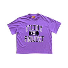 filthy® varsity tee (purple)