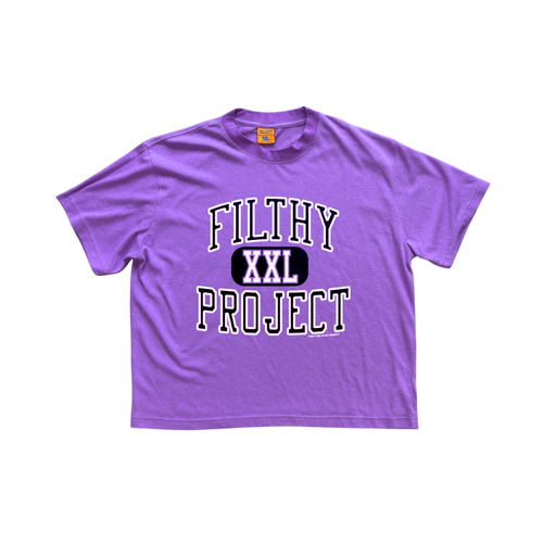 filthy® varsity tee (purple)