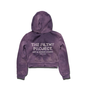 filthy® womens cropped full-zip