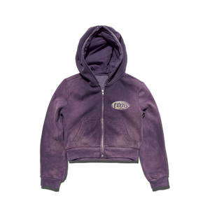 filthy® womens cropped full-zip