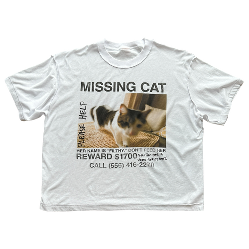 filthy® missing cat tee (lightweight)