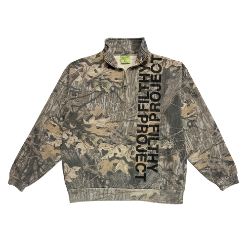 filthy® 1of1 camo qtr-zip (LARGE)