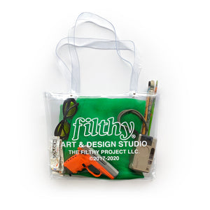 filthy® studio PVC tote bag